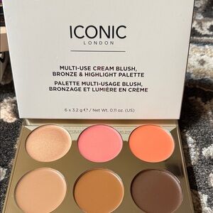 ICONIC London Cream Blush and Highlight Palette